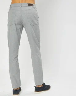 Pantalon en Flanelle 5 Poches gris-Hackett London Online