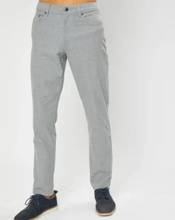 Pantalon en Flanelle 5 Poches gris-Hackett London Online