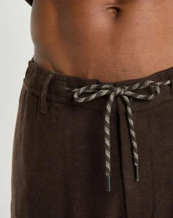 Homme Marc O'Polo Pantalons^Pantalon en Laine mélangée Mossbo Manteco marron foncé