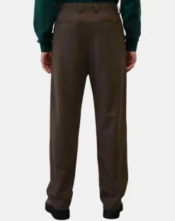 Homme Marc O'Polo Pantalons^Pantalon en Laine mélangée Mossbo Manteco marron foncé