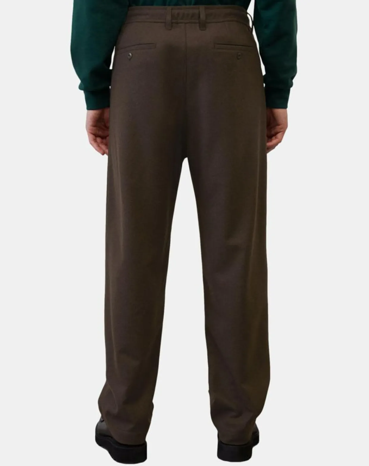 Homme Marc O'Polo Pantalons^Pantalon en Laine mélangée Mossbo Manteco marron foncé
