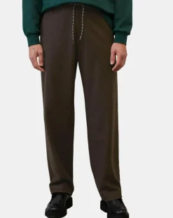 Homme Marc O'Polo Pantalons^Pantalon en Laine mélangée Mossbo Manteco marron foncé