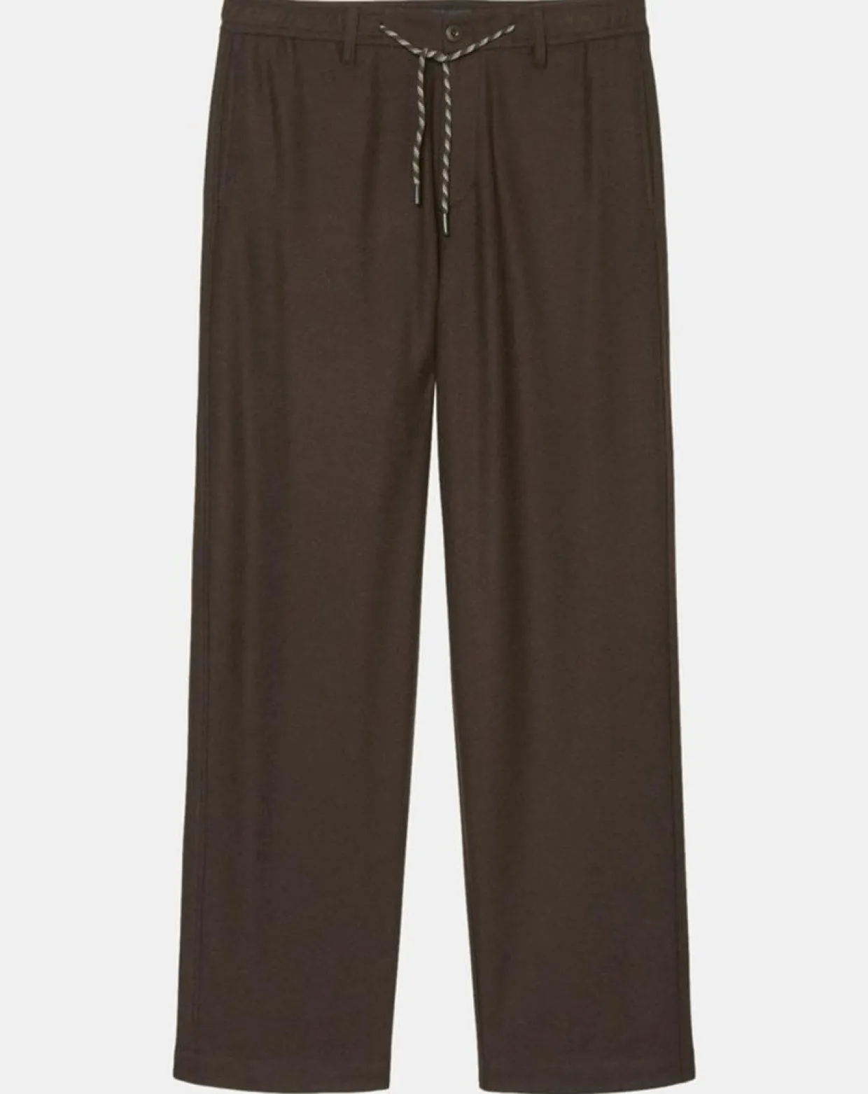 Homme Marc O'Polo Pantalons^Pantalon en Laine mélangée Mossbo Manteco marron foncé