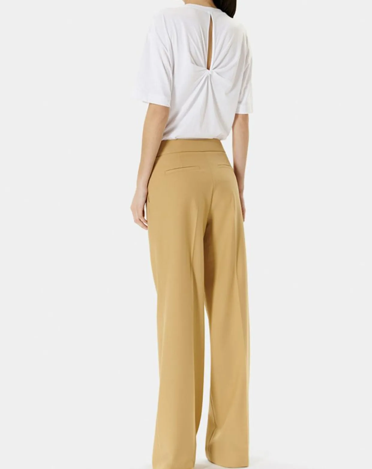 Femme Zapa Pantalons^Pantalon en Laine mélangée Pervenche noisette