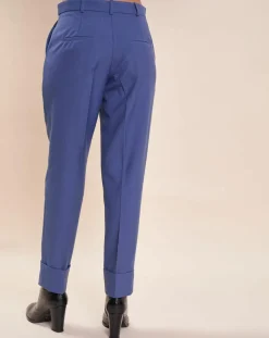 Femme Tara Jarmon Pantalons^Pantalon en Laine mélangée Philippa bleu