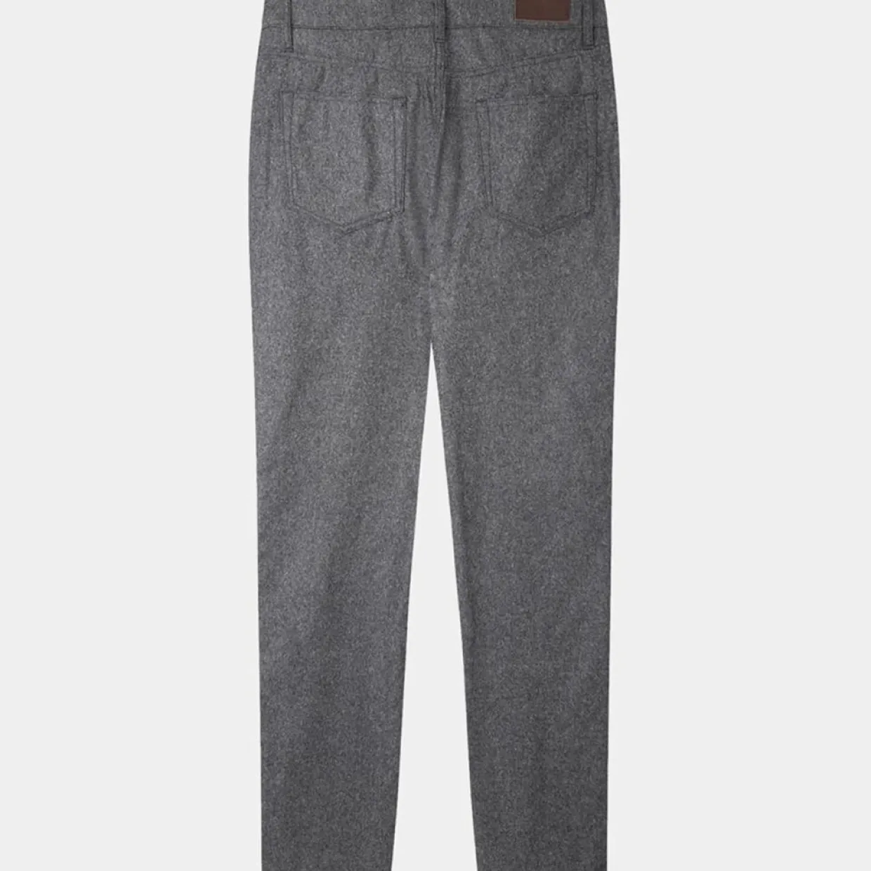 Pantalon en Laine mélangée Flanelle moulinée gris-Hackett London Clearance
