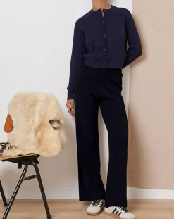 Pantalon en Laine mélangée Simon noir-Garance Paris New