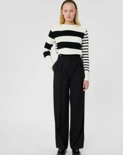 Pantalon en Laine mélangée Parigi noir-Tara Jarmon