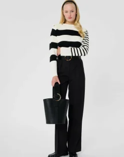 Pantalon en Laine mélangée Parigi noir-Tara Jarmon
