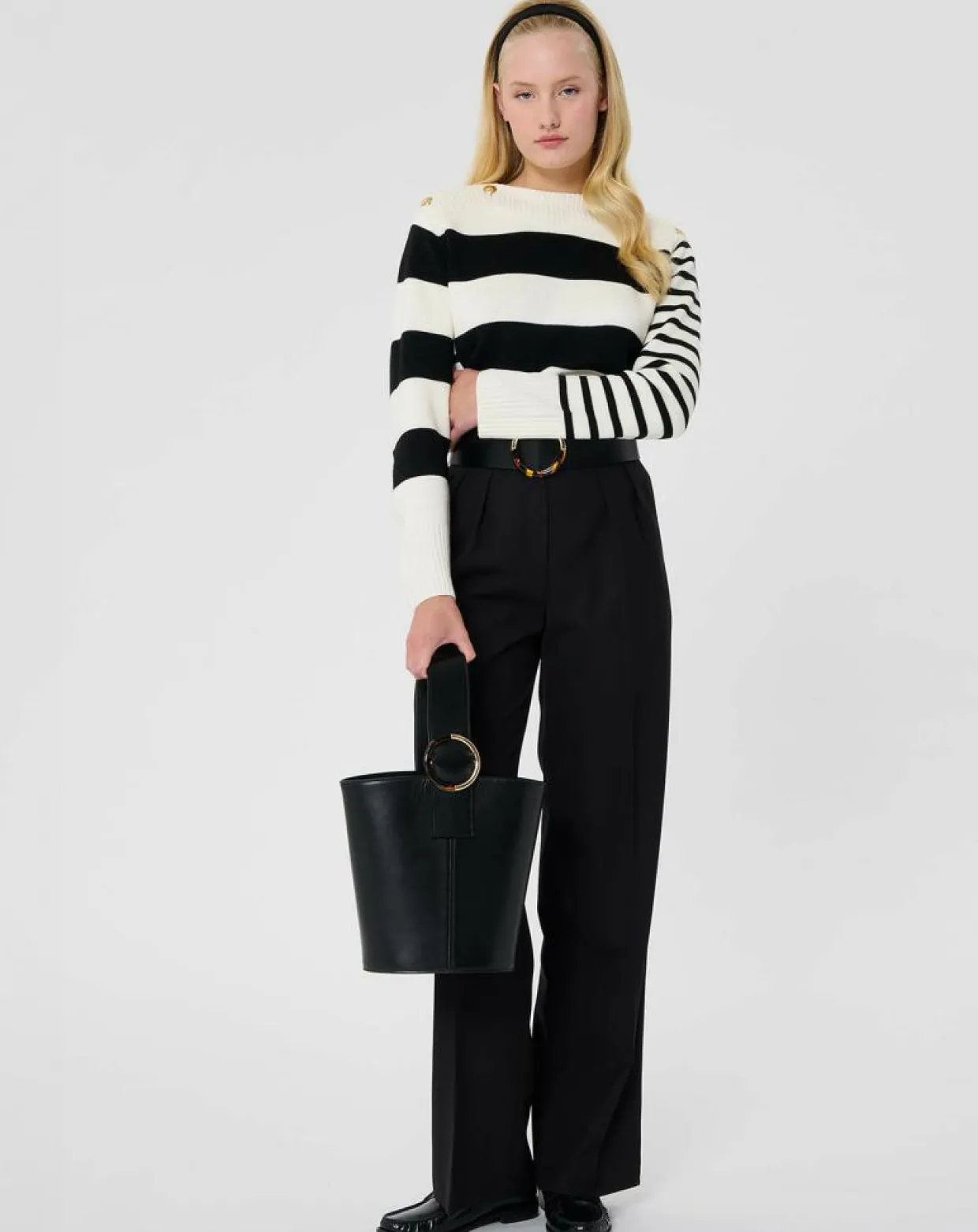 Pantalon en Laine mélangée Parigi noir-Tara Jarmon