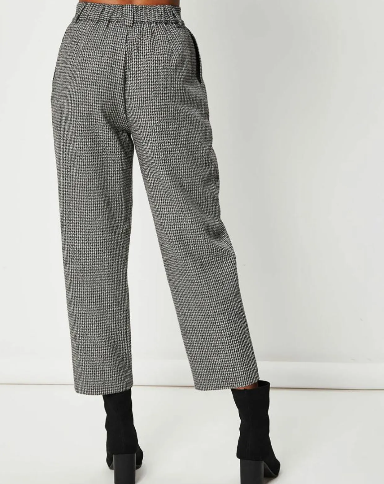 Femme See u Soon Pantalons^Pantalon en Laine mélangée Cassandre marron/noir/blanc
