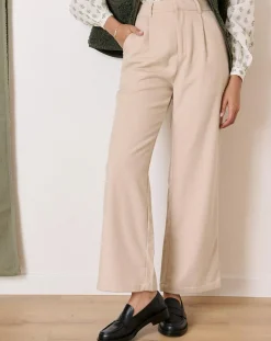 Femme Garance Paris Pantalons^Pantalon en Laine mélangée Toby beige