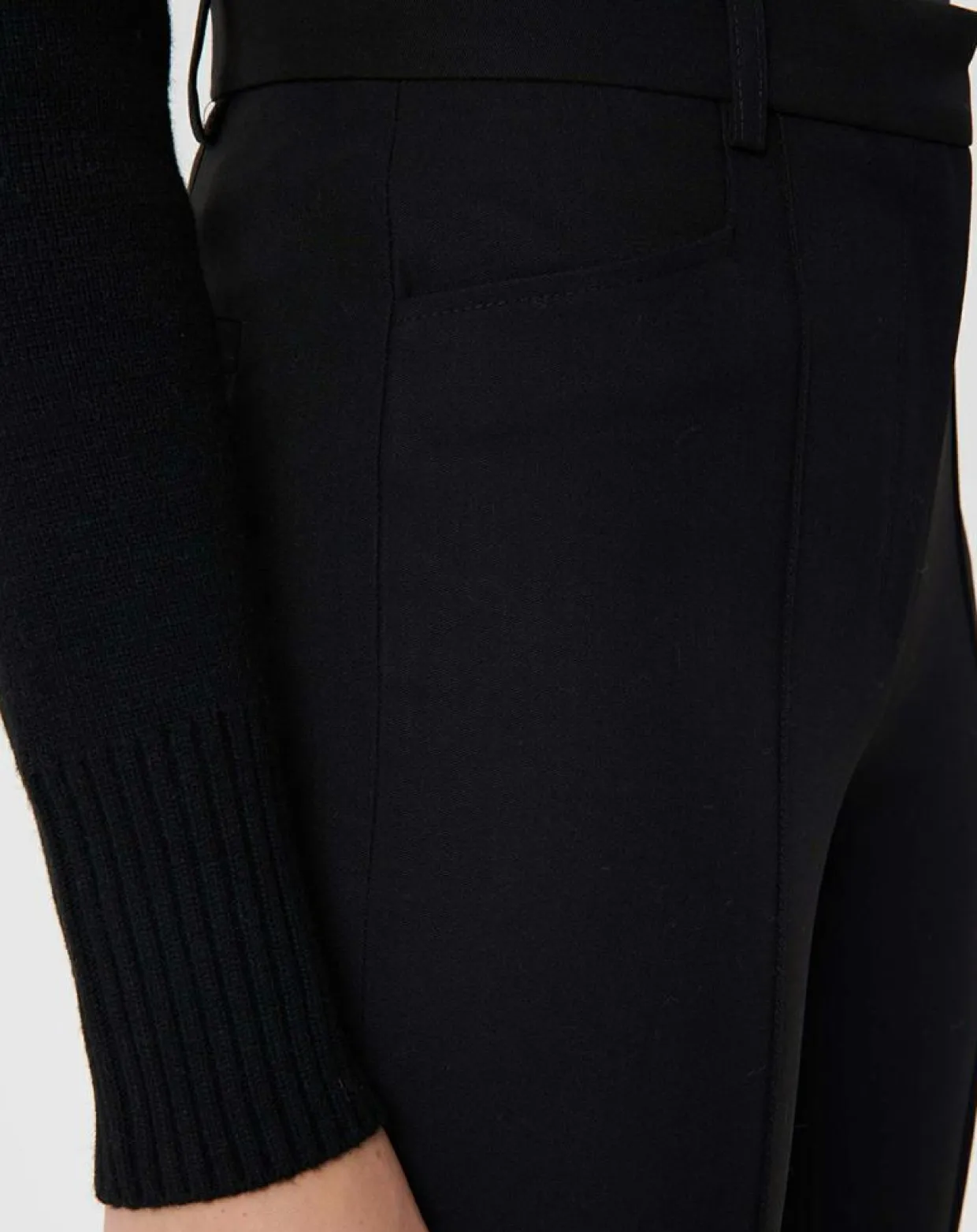 Femme Tara Jarmon Pantalons^Pantalon en Laine mélangée Premier noir