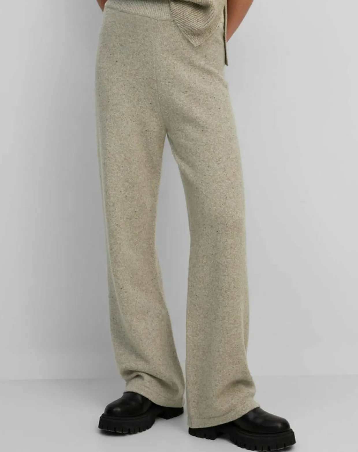 Pantalon en Laine vierge mélangée beige moyen-Marc O'Polo Clearance