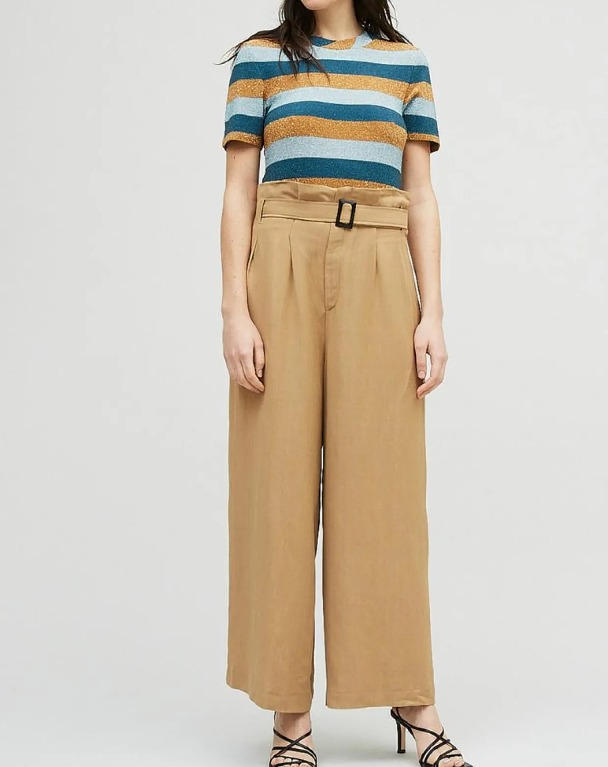 Pantalon en Lin mélangé Raby beige-Chloé Stora Best