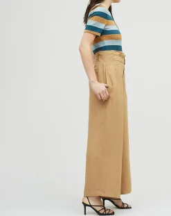 Pantalon en Lin mélangé Raby beige-Chloé Stora Best