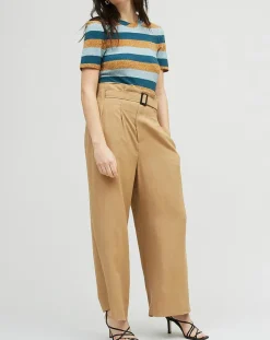 Pantalon en Lin mélangé Raby beige-Chloé Stora Best