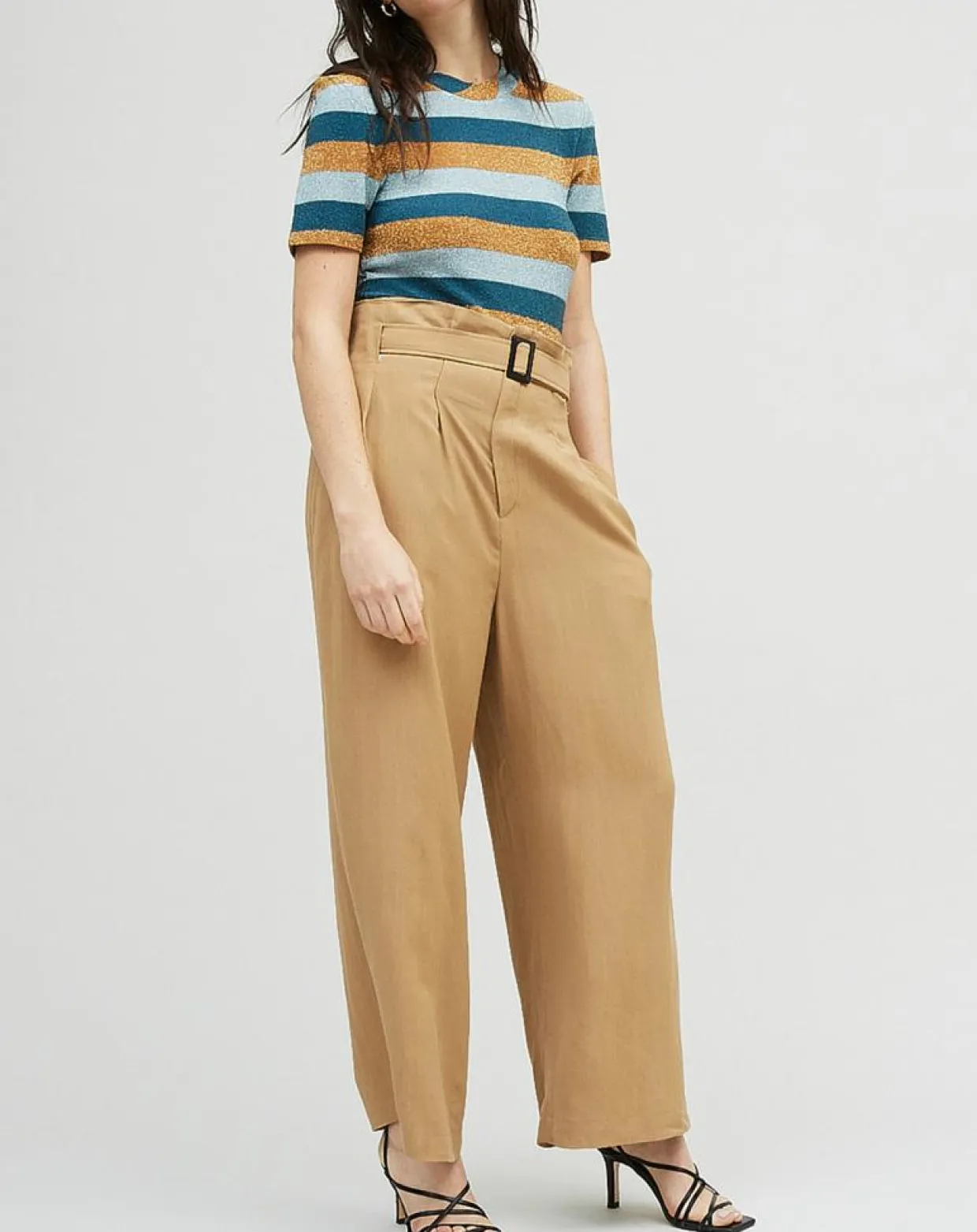 Pantalon en Lin mélangé Raby beige-Chloé Stora Best