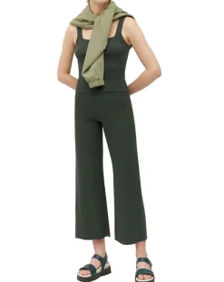 Femme Marc O'Polo Pantalons^Pantalon en Maille Milano vert foncé