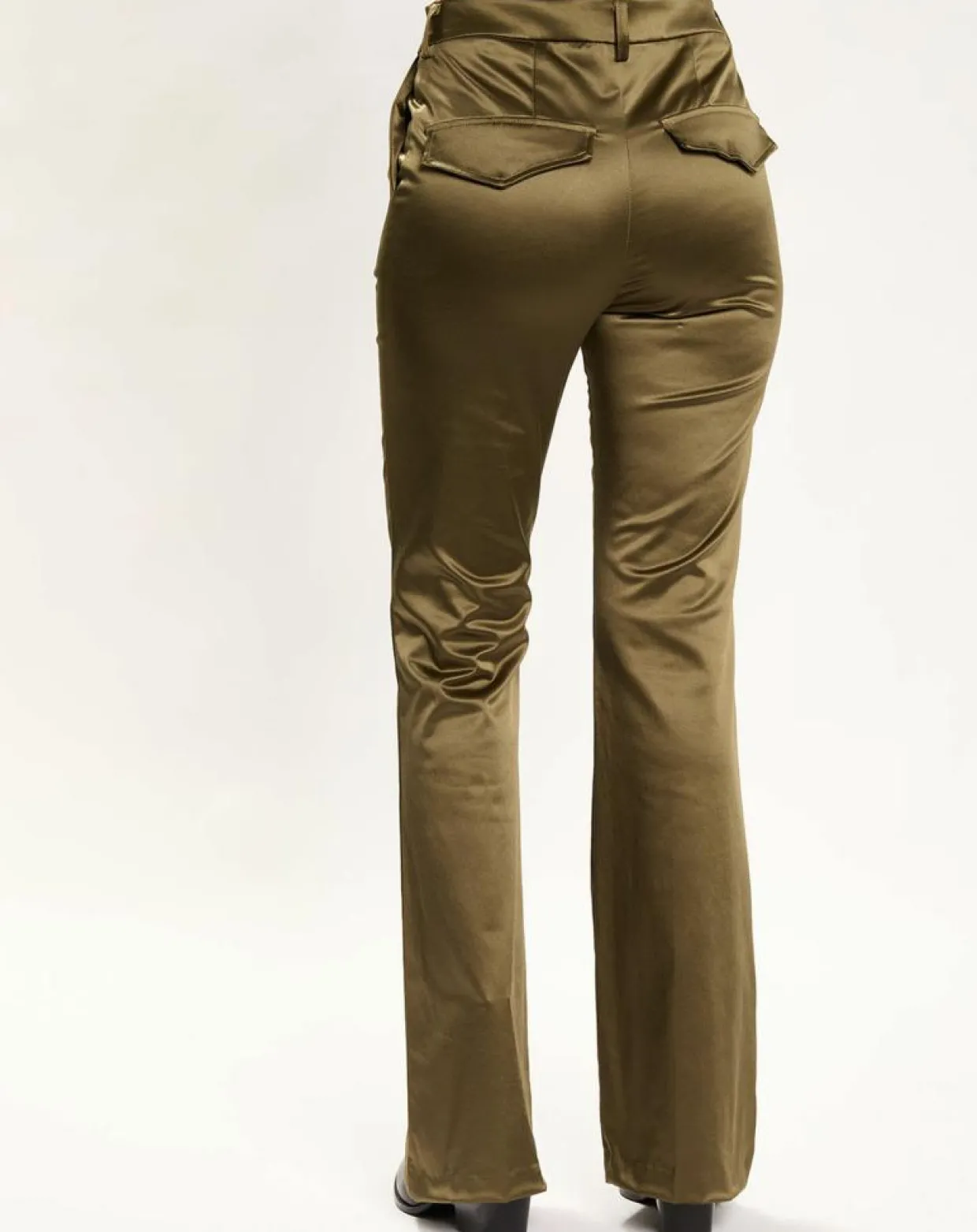 Pantalon en Satin Moon bronze-Lauren Vidal Hot
