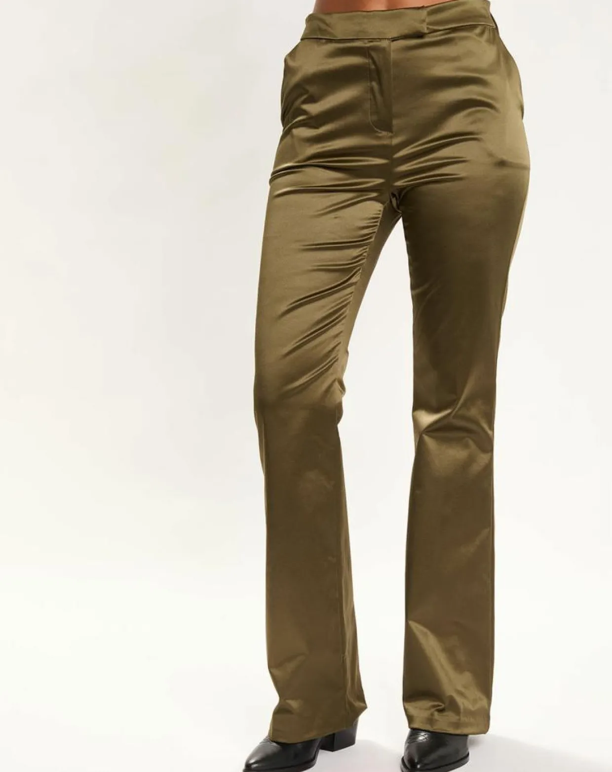 Pantalon en Satin Moon bronze-Lauren Vidal Hot