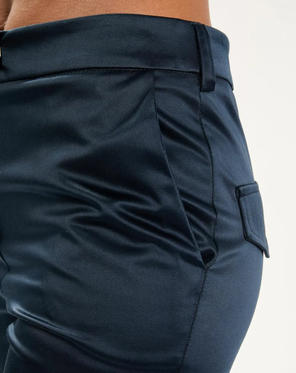 Femme Lauren Vidal Pantalons^Pantalon en Satin Moon nuit