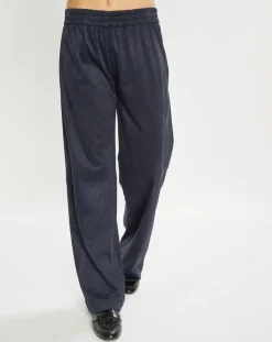 Pantalon en Suédine Lou indigo-Lauren Vidal Clearance