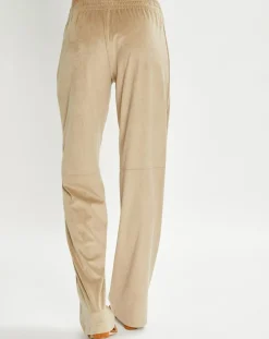 Pantalon en Suédine Lou sable-Lauren Vidal Sale