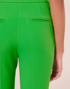 Pantalon en toile double vert-Tara Jarmon Online