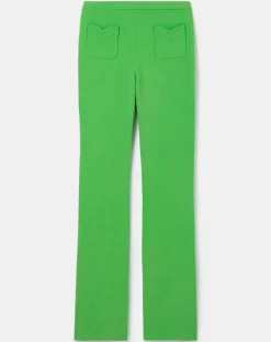 Pantalon en toile double vert-Tara Jarmon Online