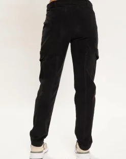 Femme Lauren Vidal Pantalons^Pantalon en Velours Cargo noir
