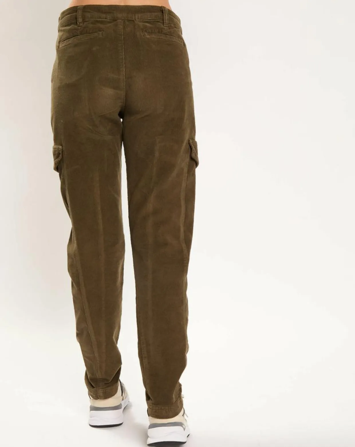 Femme Lauren Vidal Pantalons^Pantalon en Velours Cargo vert