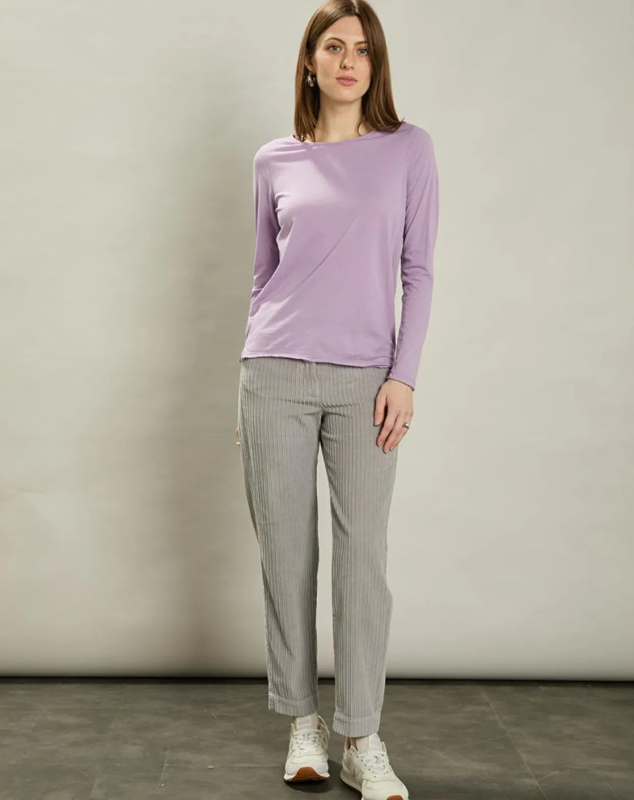 Femme Hartford Pantalons^Pantalon en Velours côtelé Pépite fumée
