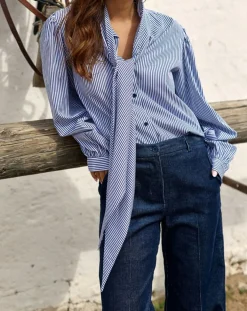 Femme Lauren Vidal Pantalons^Pantalon en Velours côtelé Chiara nuit