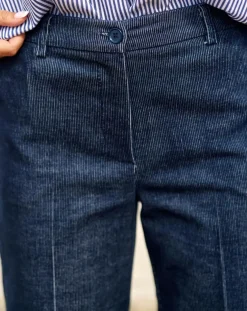 Femme Lauren Vidal Pantalons^Pantalon en Velours côtelé Chiara nuit