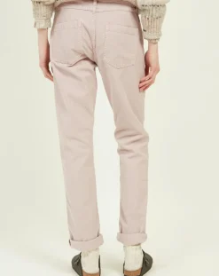 Pantalon en Velours côtelé Pencil rosewood-Hartford Best