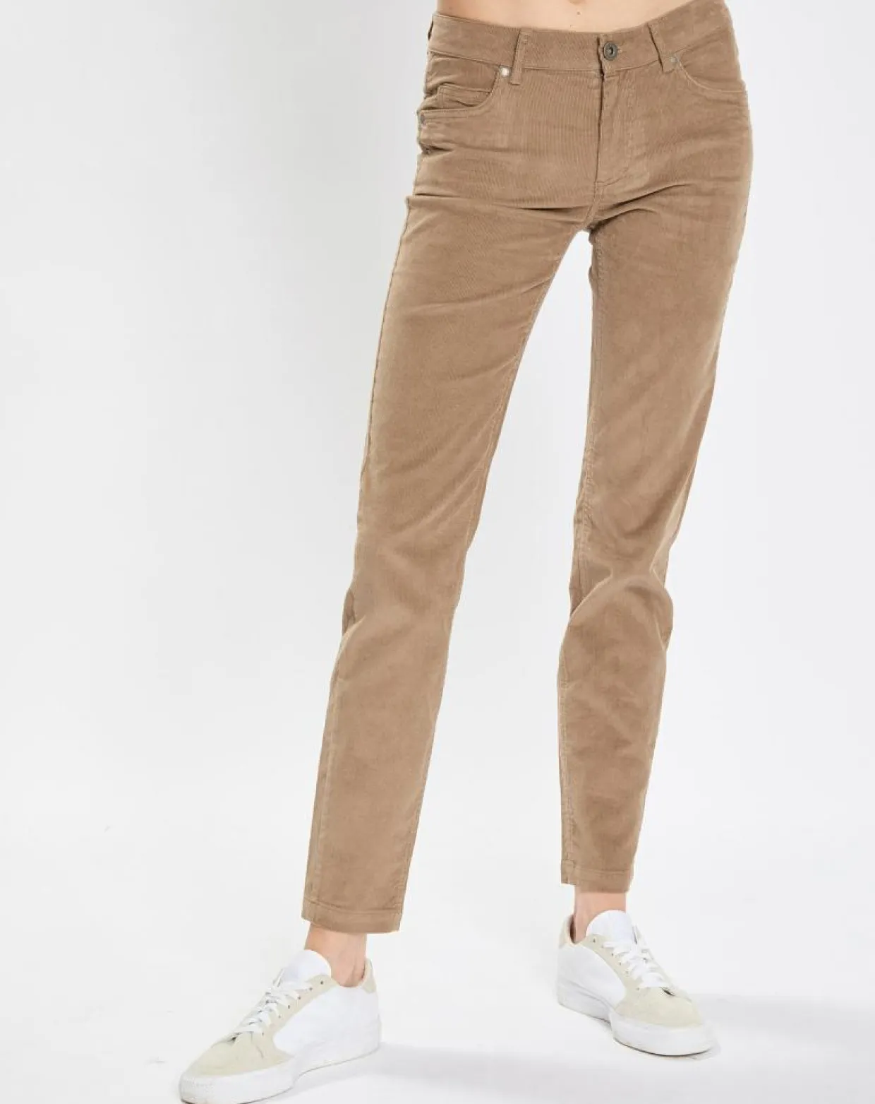 Femme Marc O'Polo Pantalons^Pantalon en Velours côtelé Lulea beige