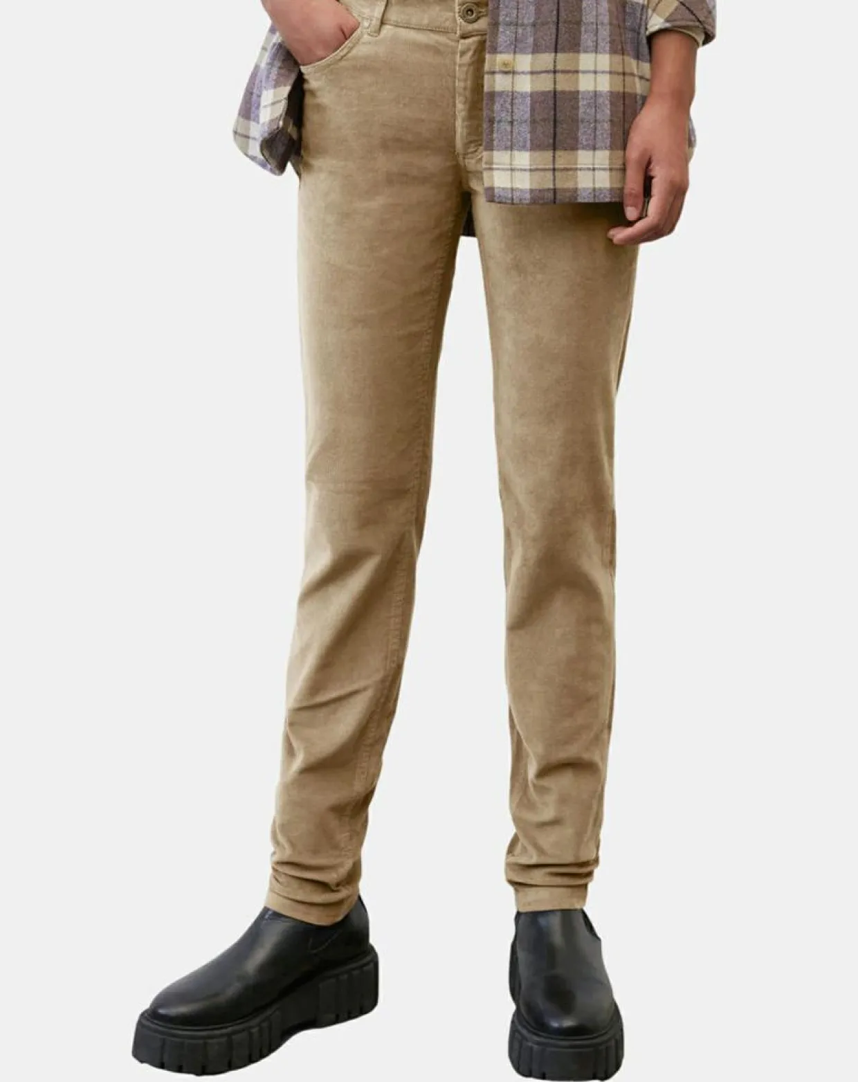 Femme Marc O'Polo Pantalons^Pantalon en Velours côtelé Lulea beige