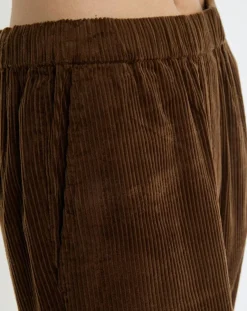 Femme Marc O'Polo Pantalons^Pantalon en Velours côtelé à revers marron