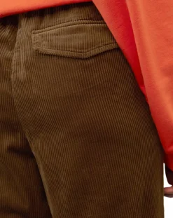 Femme Marc O'Polo Pantalons^Pantalon en Velours côtelé à revers marron