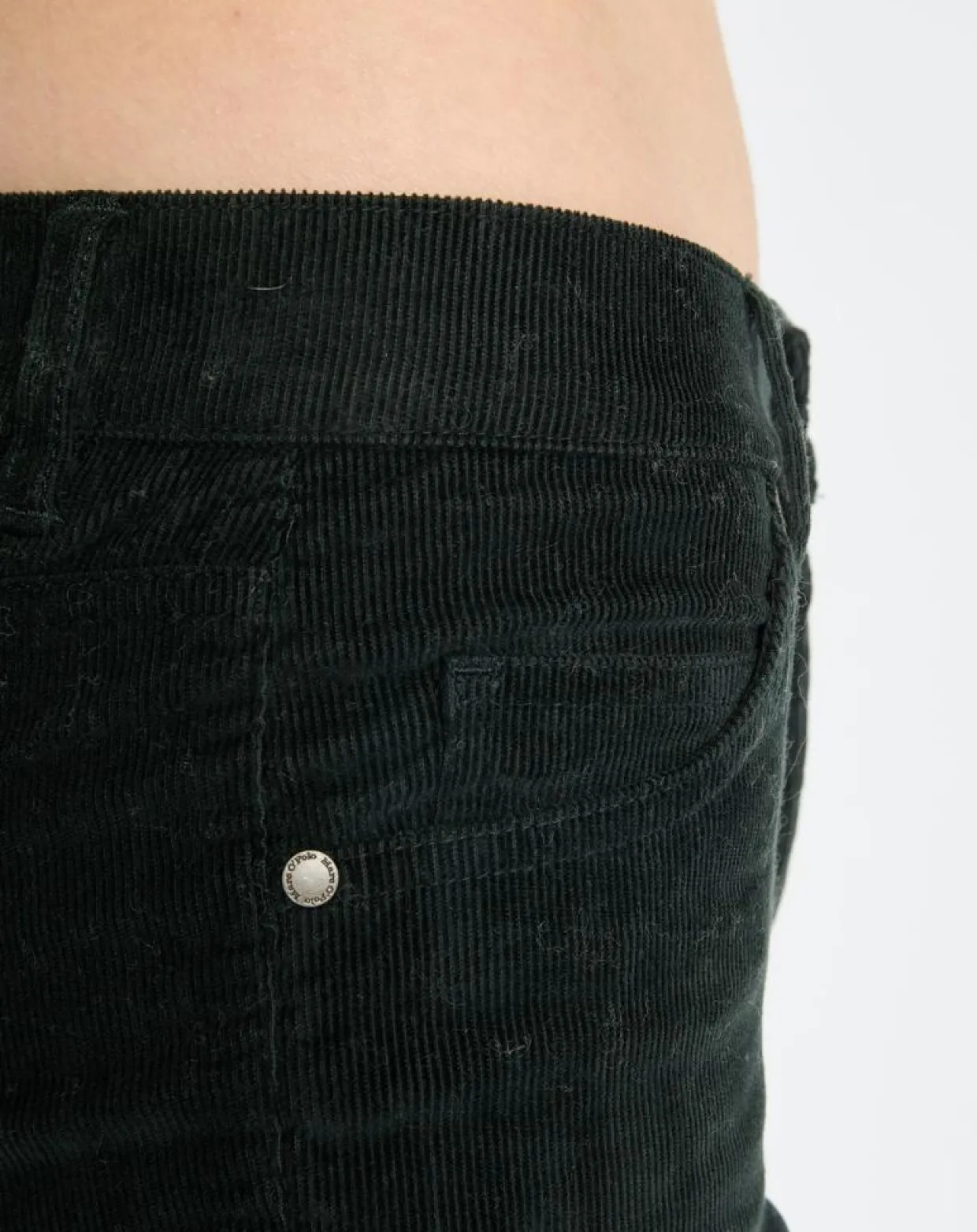 Pantalon en Velours côtelé Lulea vert foncé-Marc O'Polo Sale