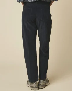 Pantalon en Velours côtelé 7/8ème Punch granit-Hartford
