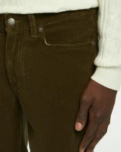 Pantalon en Velours côtelé kaki-Gant Sale