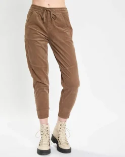 Femme Marc O'Polo Pantalons^Pantalon en Velours de coton Milleraies kaki