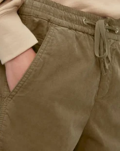 Femme Marc O'Polo Pantalons^Pantalon en Velours de coton Milleraies kaki