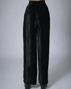 Pantalon en Velours Night noir-Manoush Online