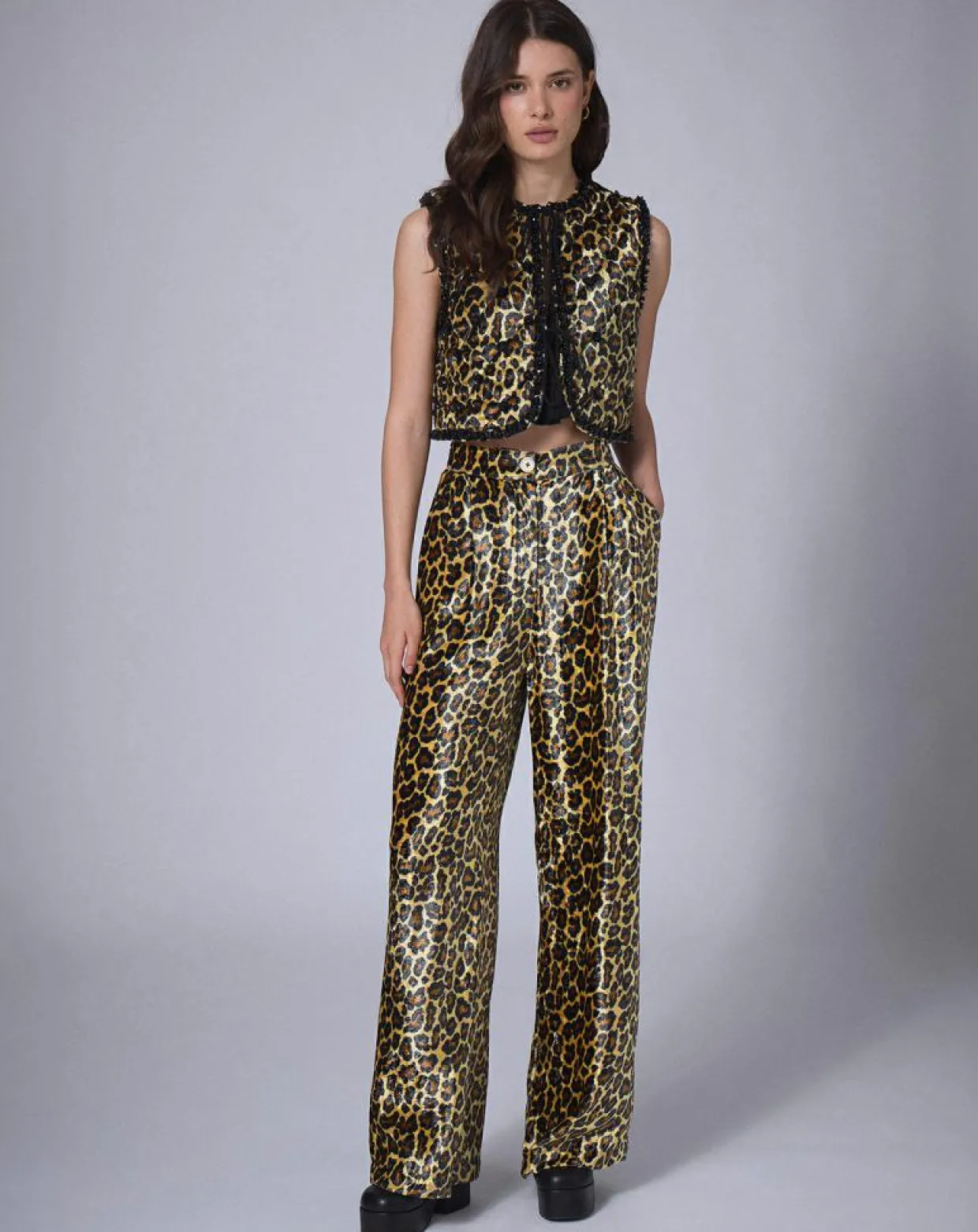 Femme Manoush Pantalons^Pantalon en Velours Panther unique