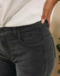 Pantalon en Velours Pants bitume-Lauren Vidal Clearance