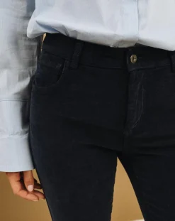 Pantalon en Velours Pants nuit-Lauren Vidal Outlet