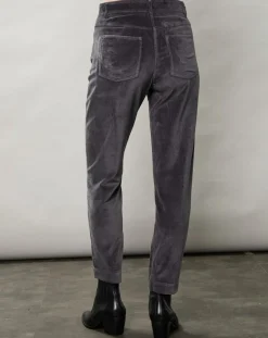 Pantalon en Velours Pepite charbon-Hartford Discount